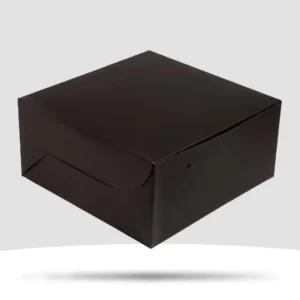 Custom Black Cake Box