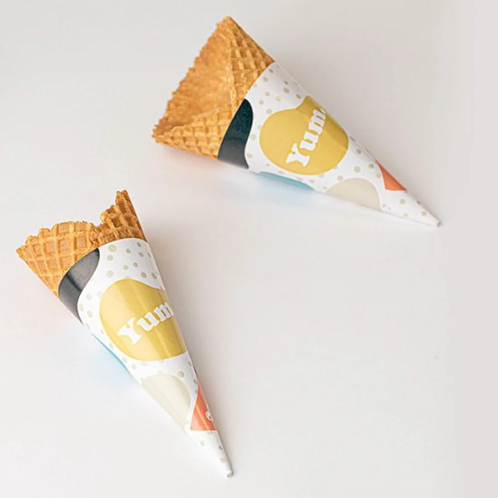 Polka Designs Ice Cream Cone Sleeves-1