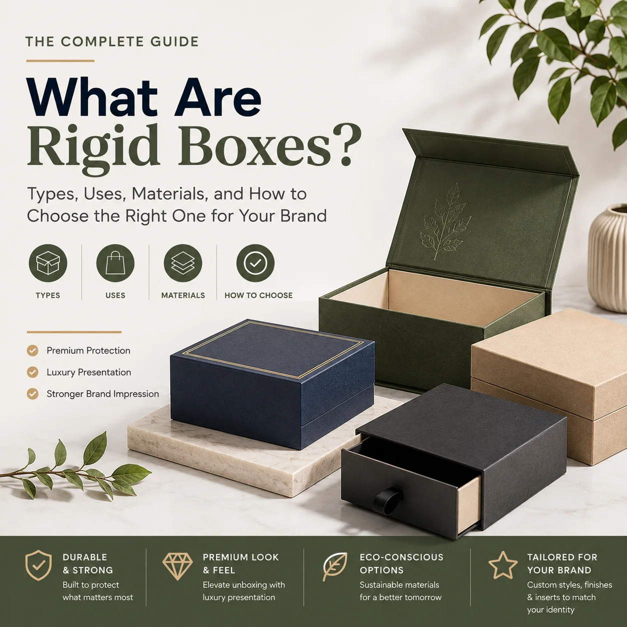 What Are Rigid Boxes? Types, Uses, Materials, and How to Choose the Right One